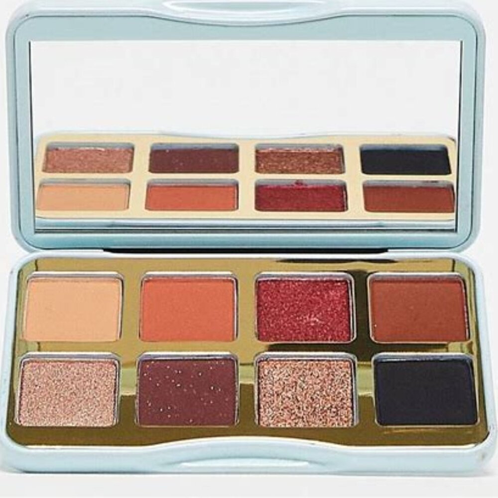 Too Faced SECRET SANTA palette 8 eye shadows NIB neutral Limited Ed holiday gift